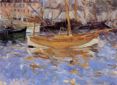 the-port-of-nice-berthe-morisot